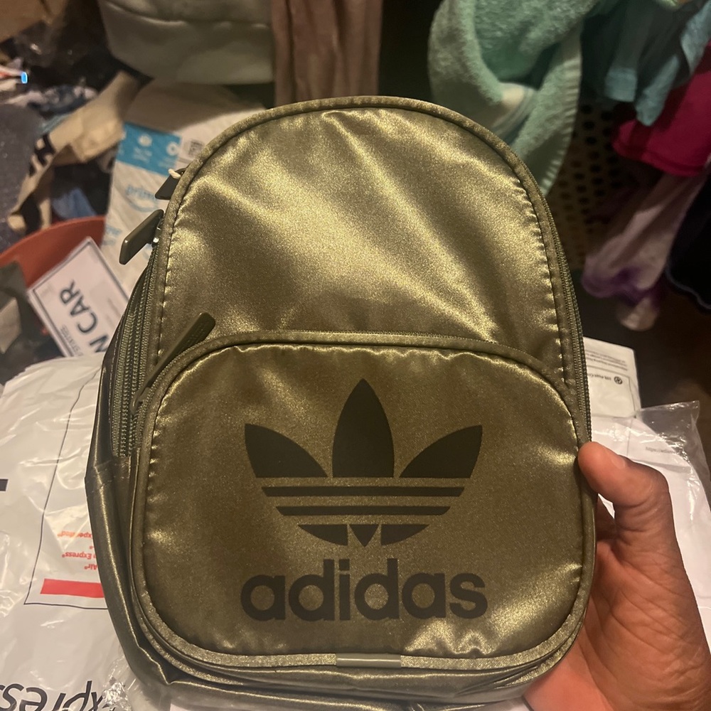 Adidas Mini Backpack Green Black